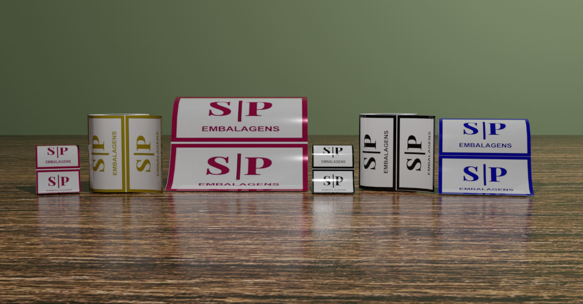 ETIQUETAS ADESIVAS PARA SACOS DE PRESENTES E EMBALAGENS